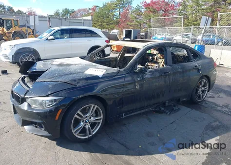 2019 BMW 440I Gran Coupe xDrive z USA, uszkodzony, nr VIN WBA4J7C50KBM75487